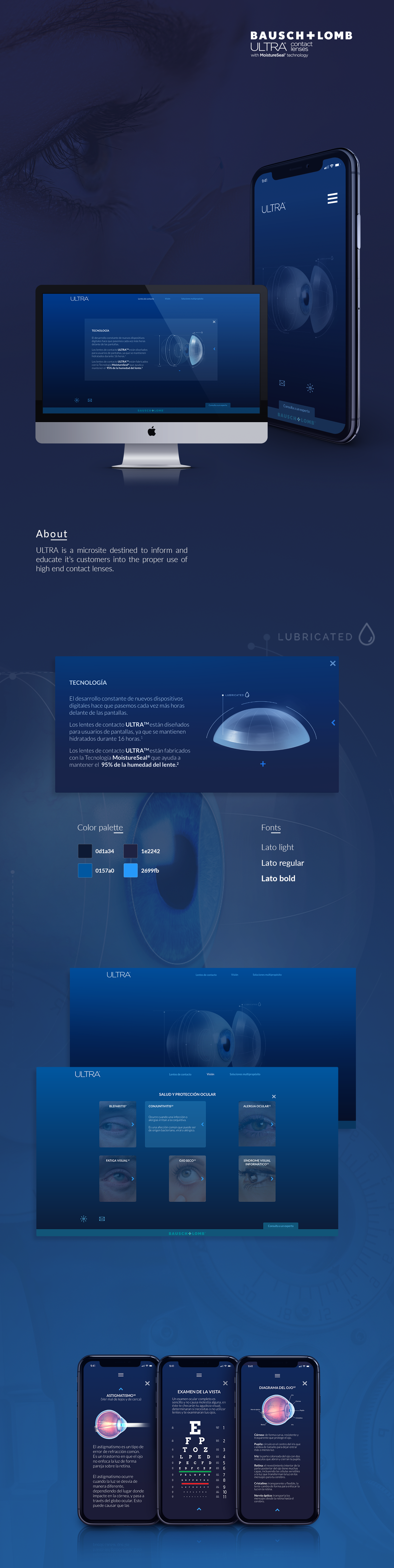 Bausch + Lomb ULTRA Microsite — page top