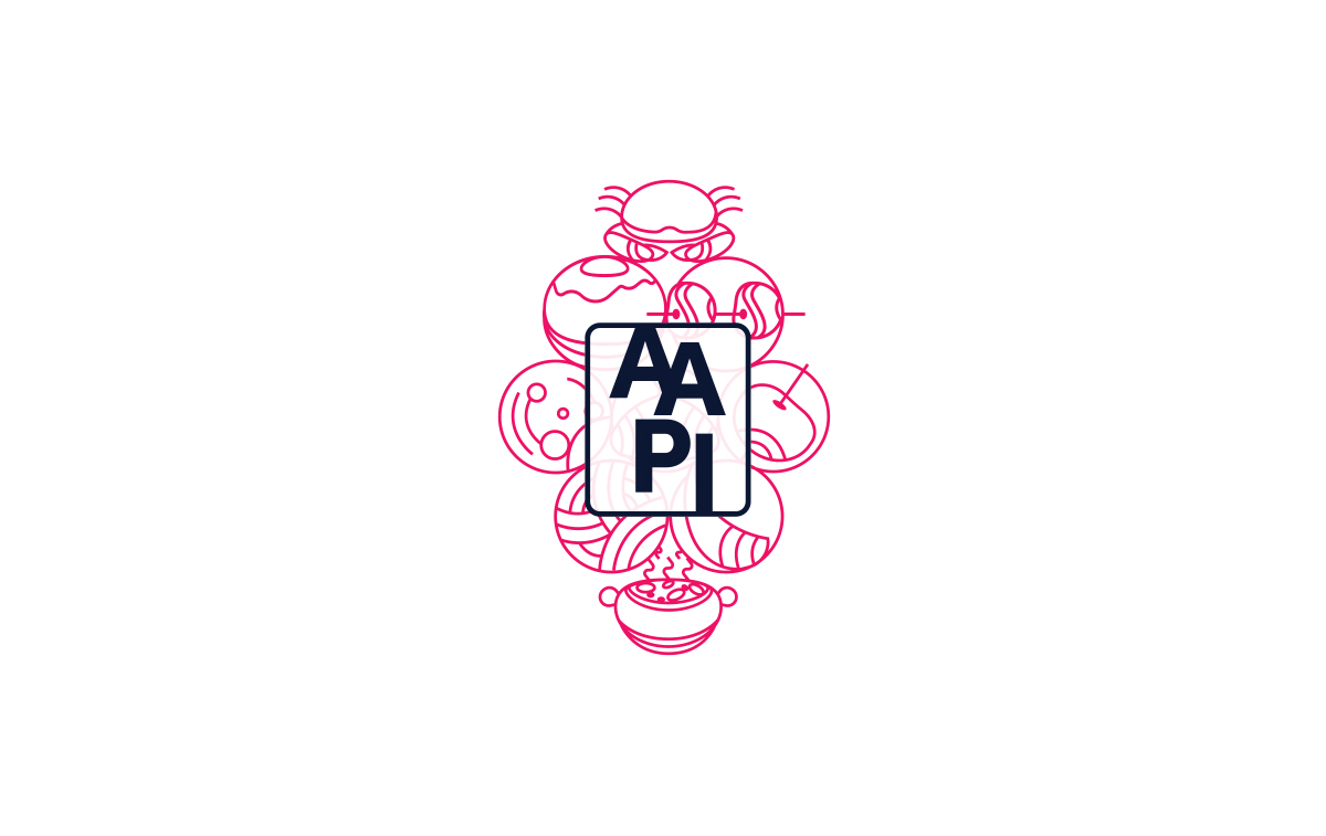 AAPI logo, boxed version