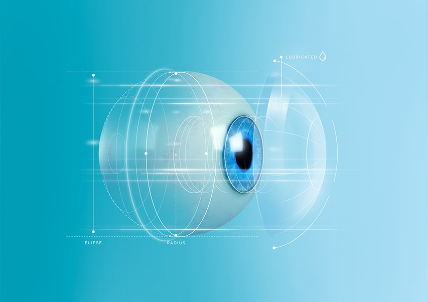 Bausch + Lomb — contact lens diagram