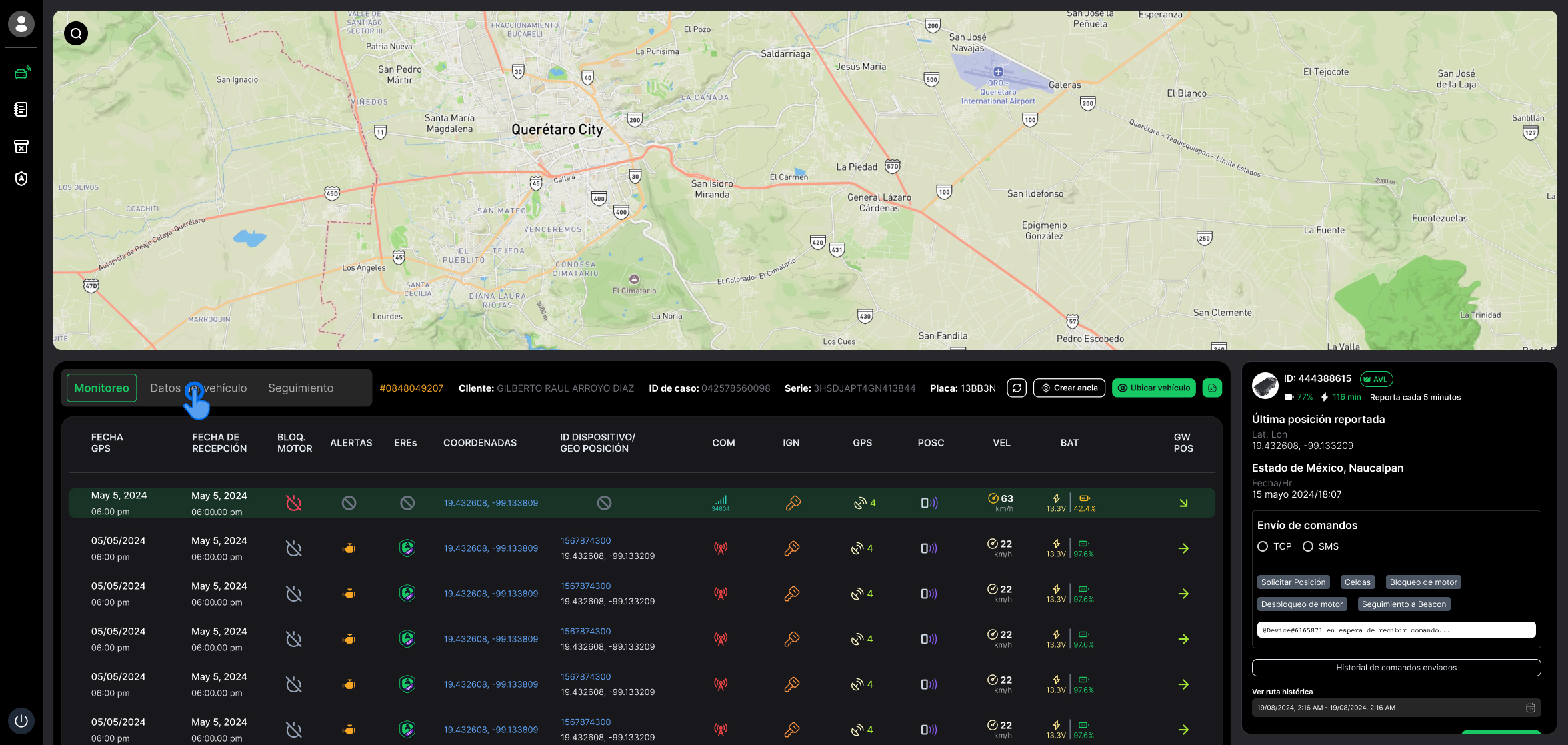 Monitoring view