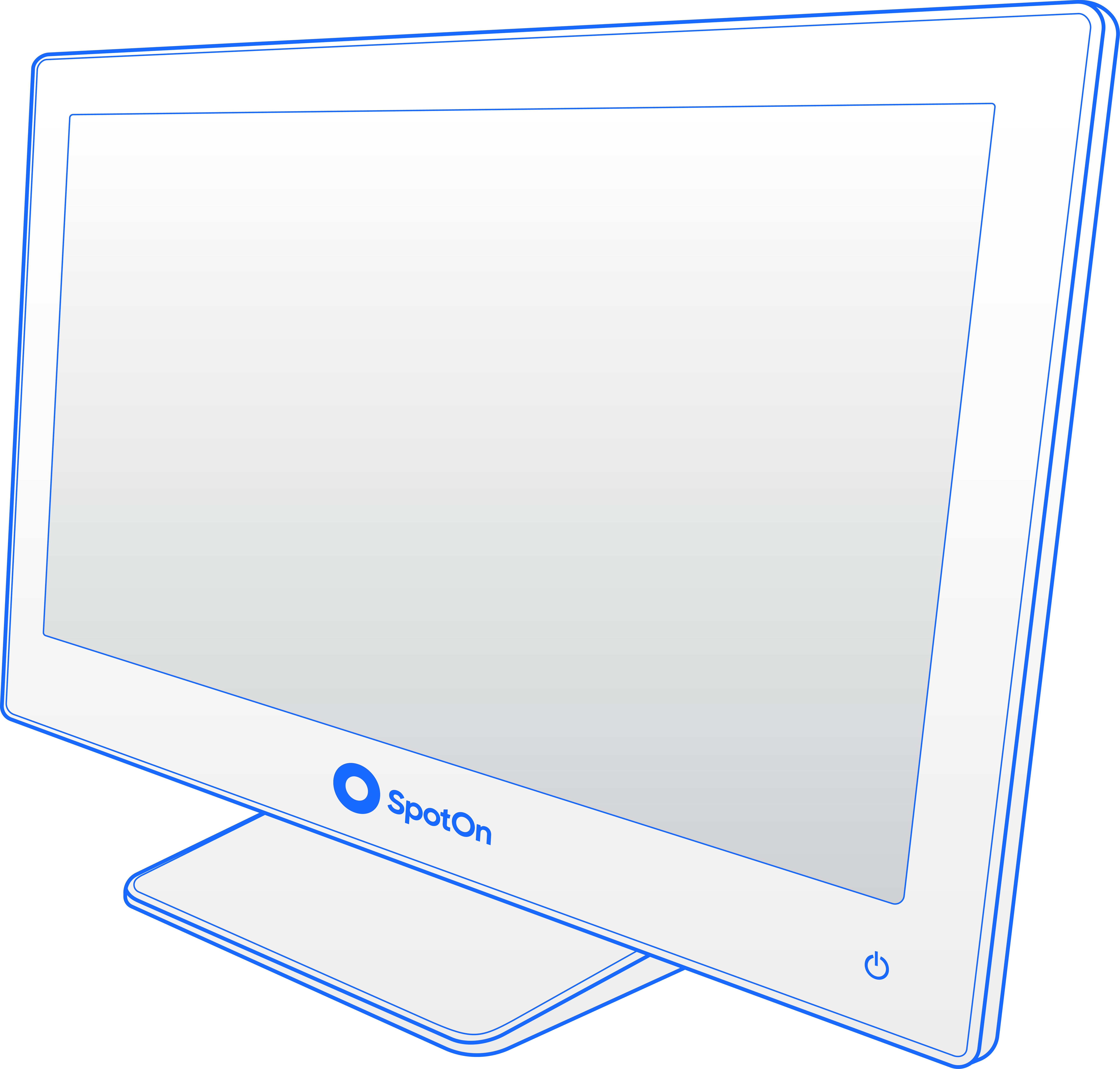 SpotOn monitor — front view