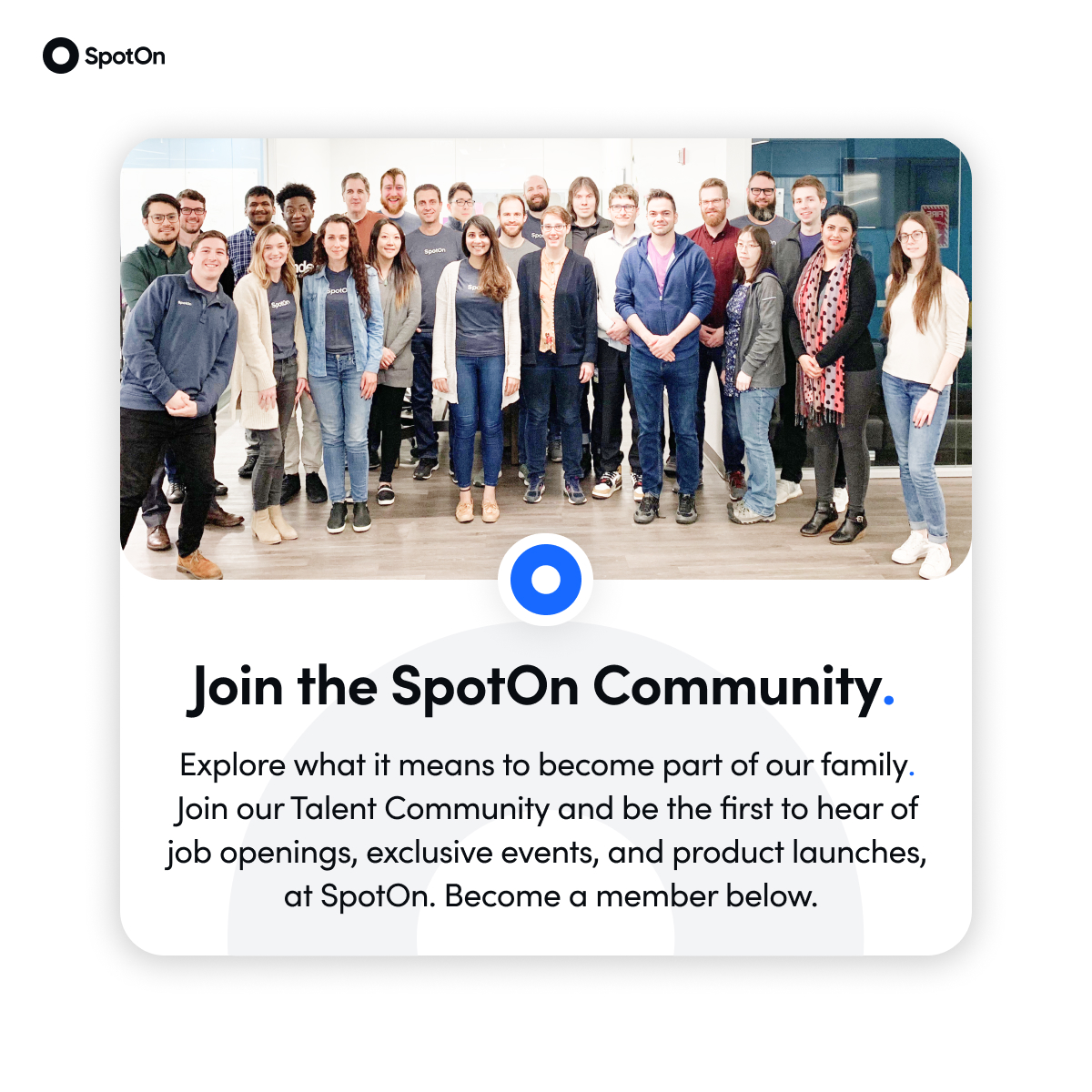 Join the SpotOn Community — talent community