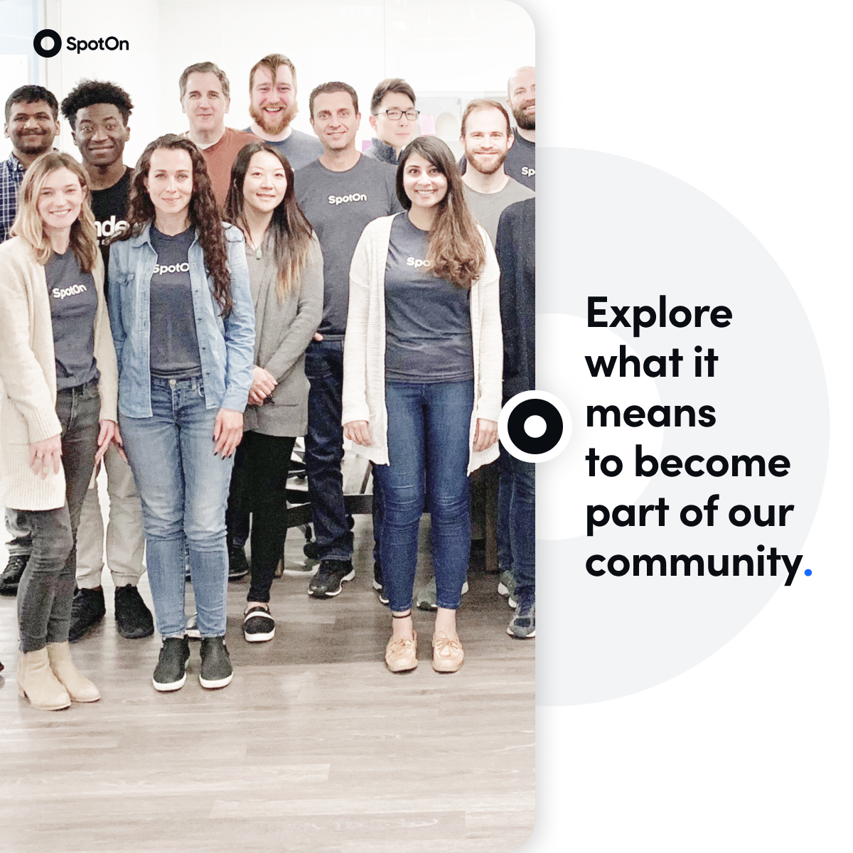 Join the SpotOn Community — swipe card