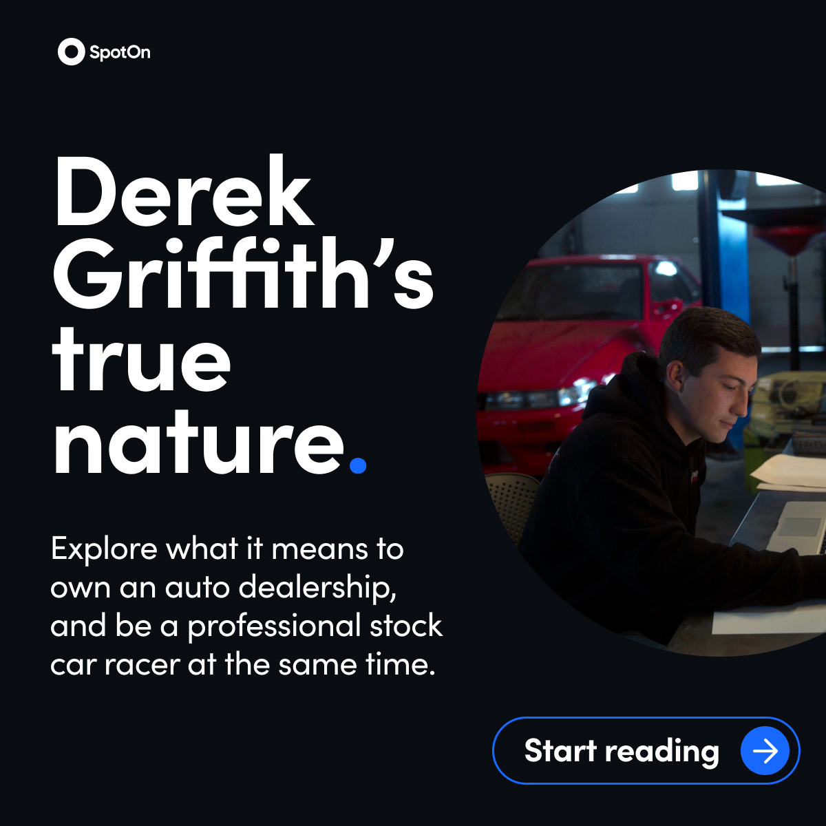 Derek Griffith's True Nature — start-reading card