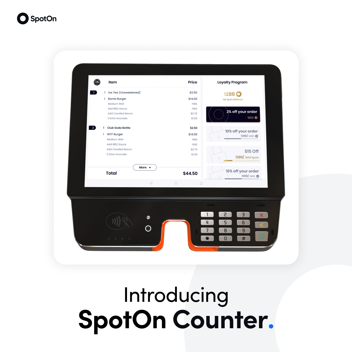 Introducing SpotOn Counter — full layout