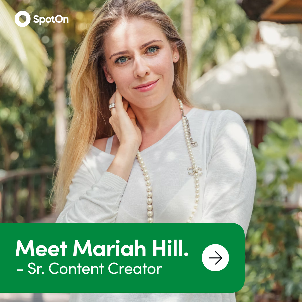Meet Mariah Hill — testimonial card